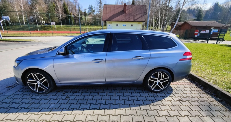 Peugeot 308 cena 46500 przebieg: 139000, rok produkcji 2017 z Siewierz małe 301